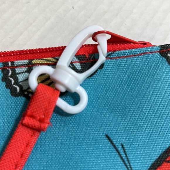 Geckobrands Swimsuit & Utility Bag Aquamarine Blue Butterfly Pattern - Picture 4 of 7